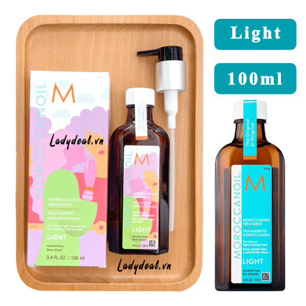 Tinh dầu dưỡng tóc Moroccanoil Light Treatment - Chính Hãng - 100ml